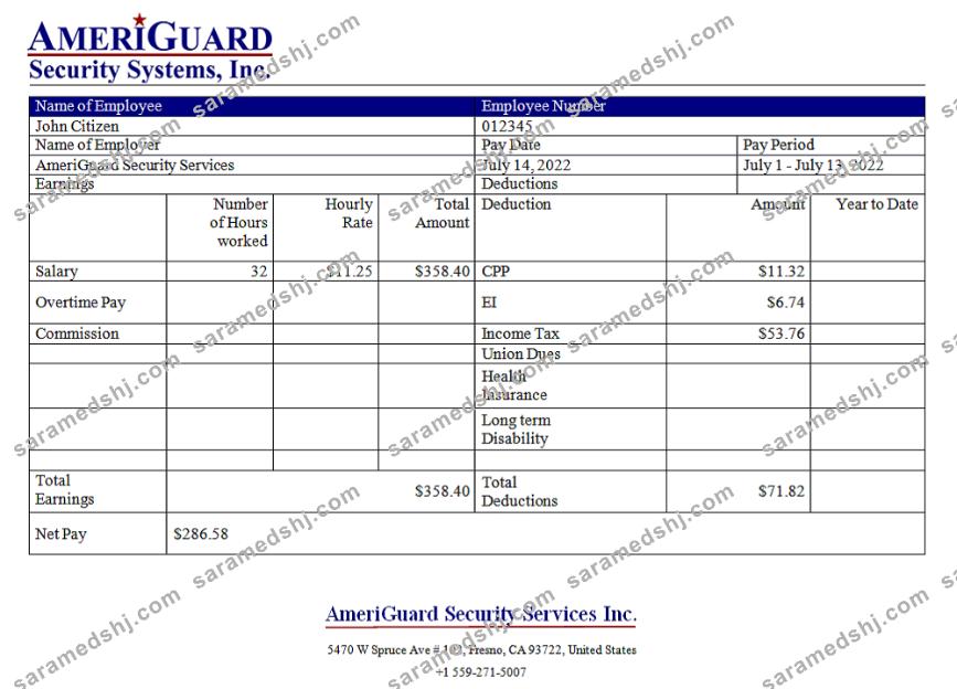 USA AmeriGuard Security Services Inc security company